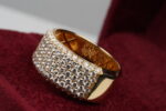 18k Yellow Gold Diamond Half Eternity Ring